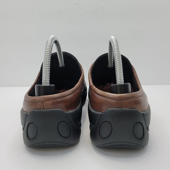 Dansko Clog Women's Leather Slip On Black Brown 4041-020200 US 10 EU 41 - Picture 4 of 8